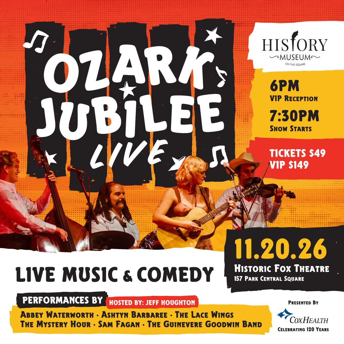 Ozark Jubilee Live: Presented by Cox Health, Celebrating 120 Years